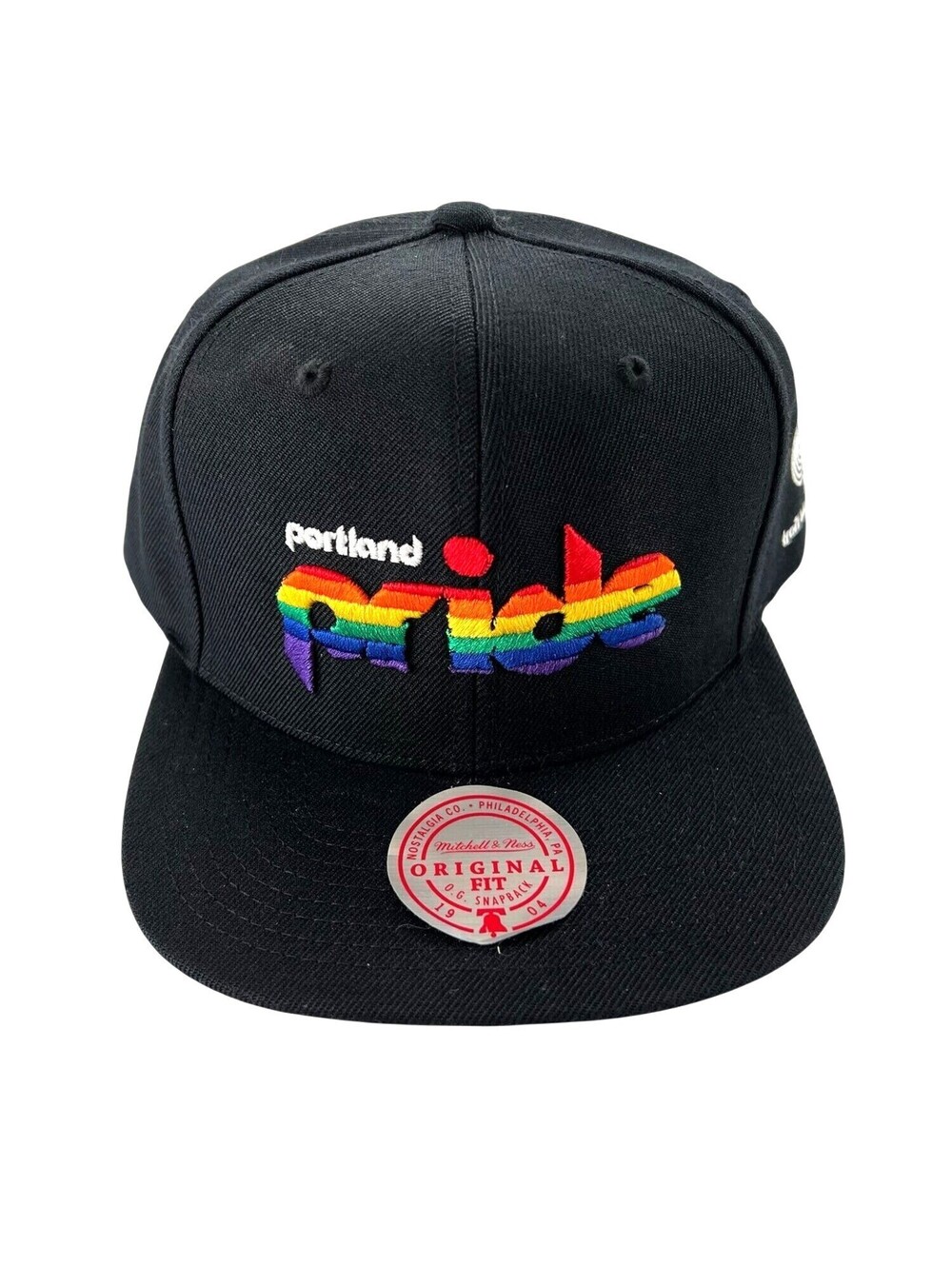 NEW Portland Trail Blazers Pride Mitchell & Ness Snapback Hat